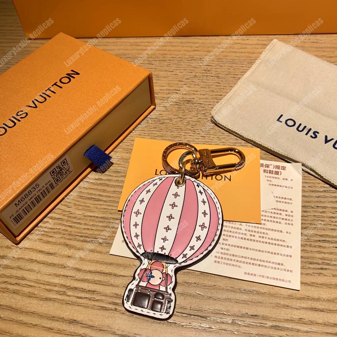LV Vivienne Xmas Bag Charm And Key Holder Hot Air Balloon