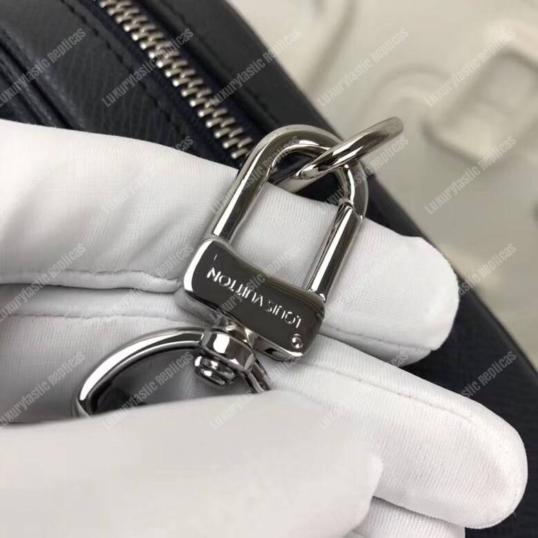 LV Kasai Clutch Taiga Leather