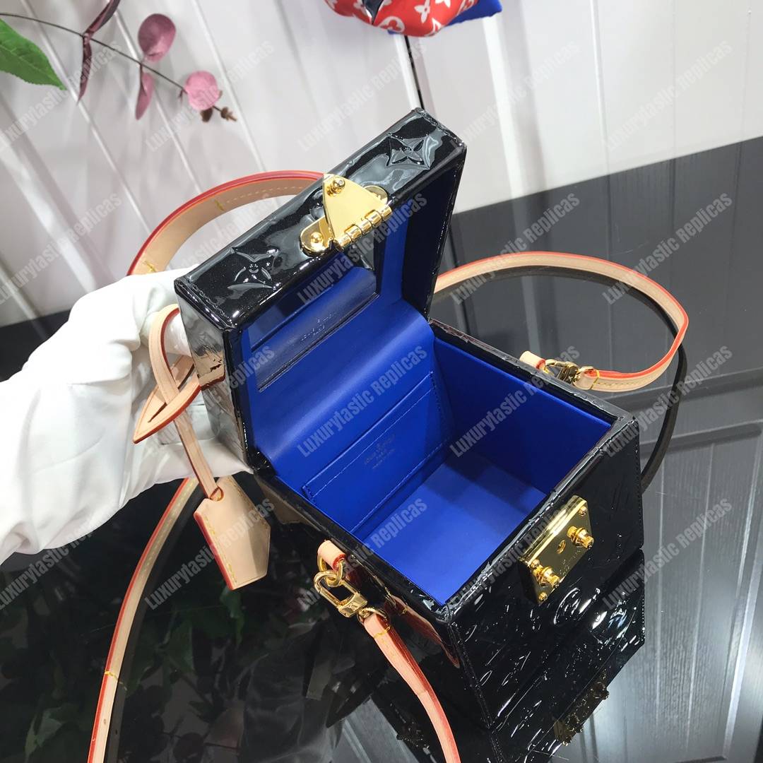 LV Bleecker Box Monogram Vernis Leather