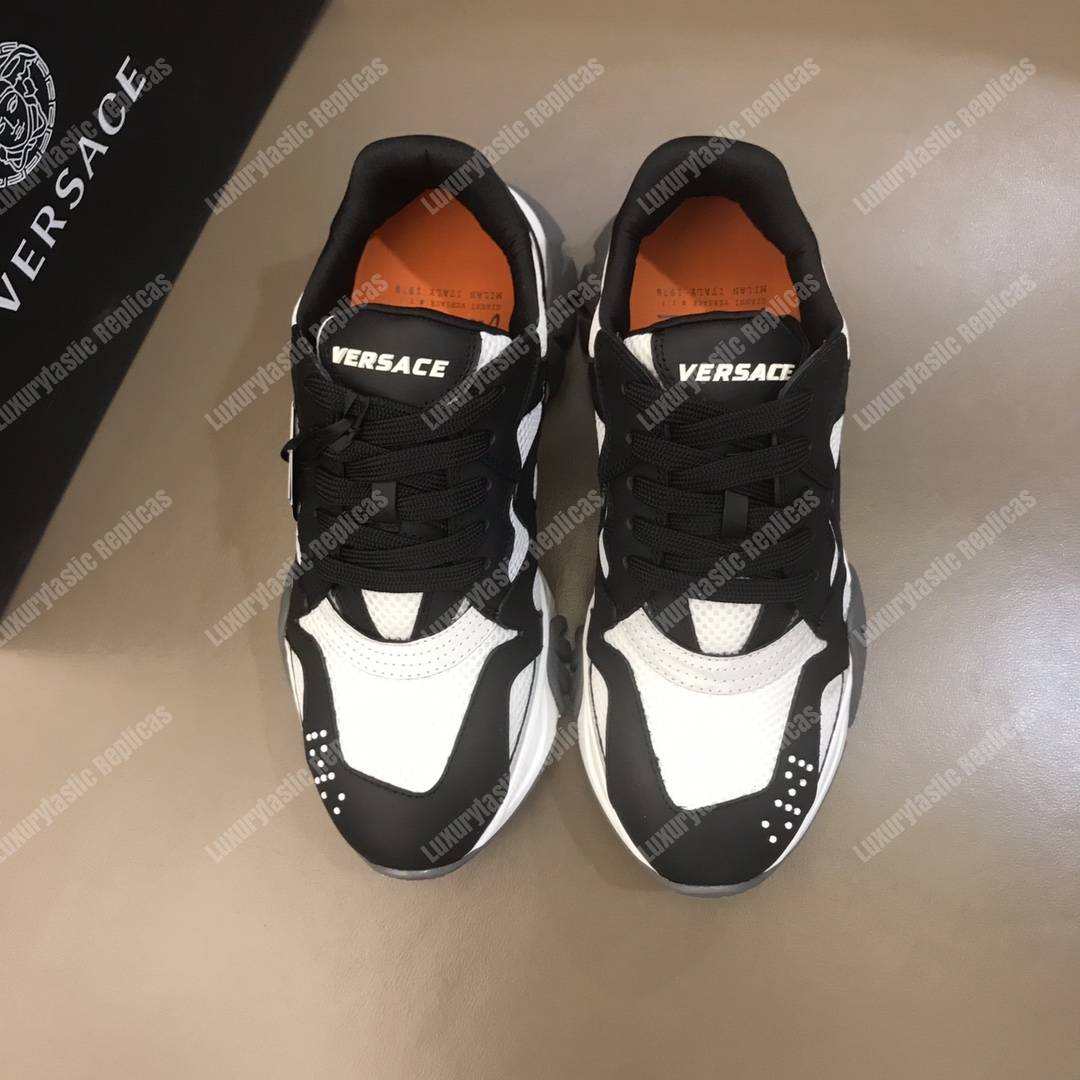 Versace Squalo Sneakers Black/White