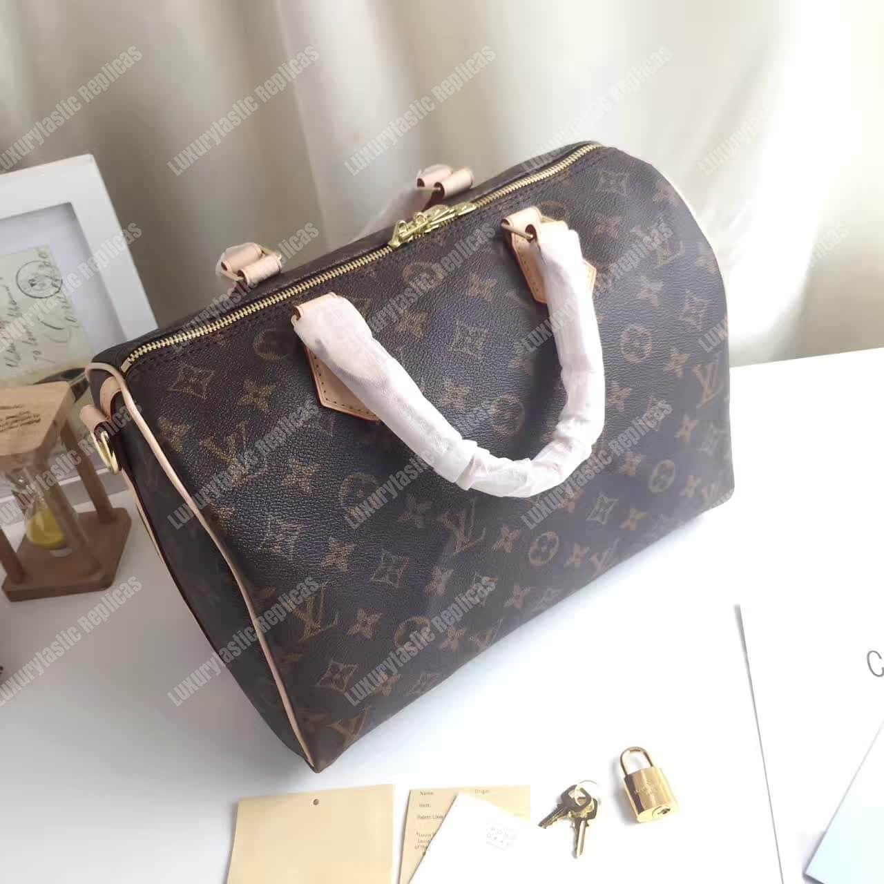 LV Speedy Bandouliere 35 Monogram