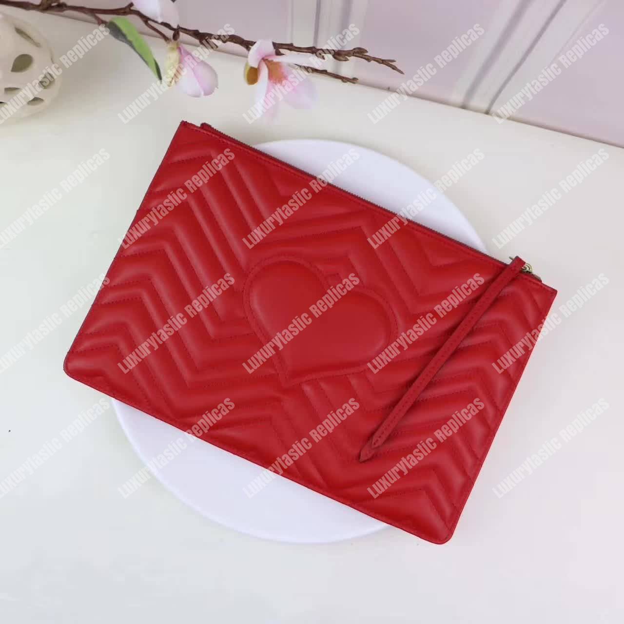 G*u*i gg marmont pouch red
