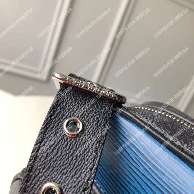 LV Nil Slim Epi Leather Damier Graphite Canvas