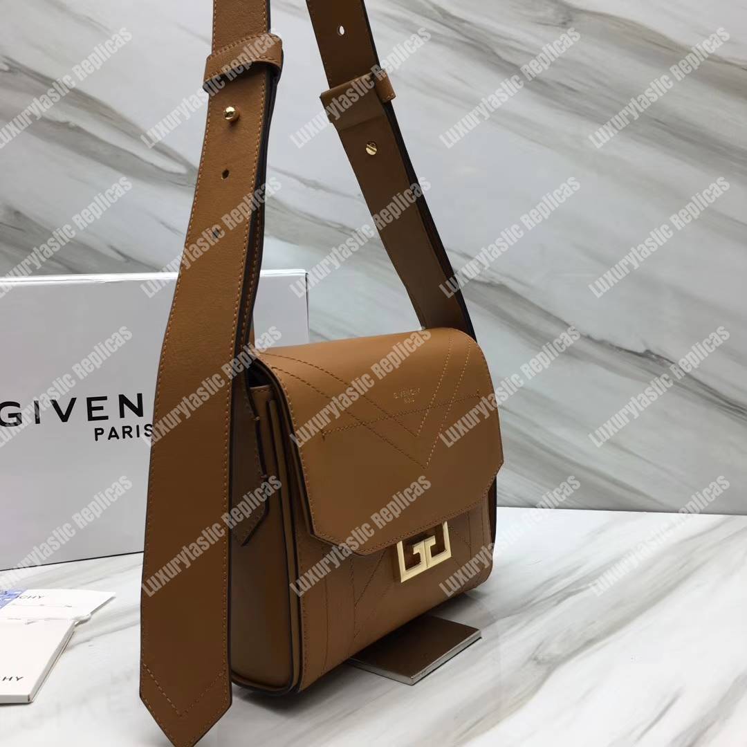 Givenchy Medium Eden Bag In Smooth Leather Brown