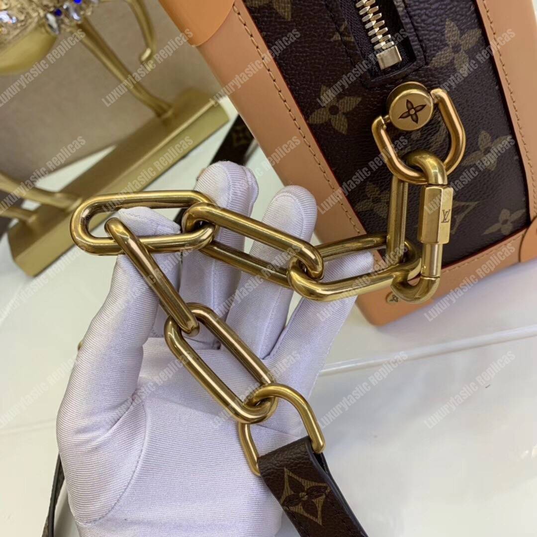 LV Soft Trunk Monogram Coated Canvas