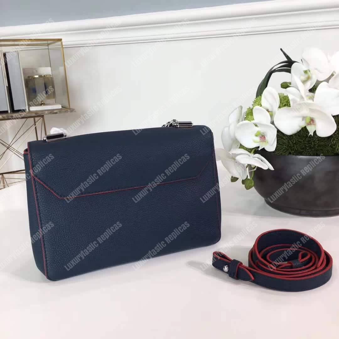 LV Lockme II BB Bag Taurillon Leather Marine Rouge