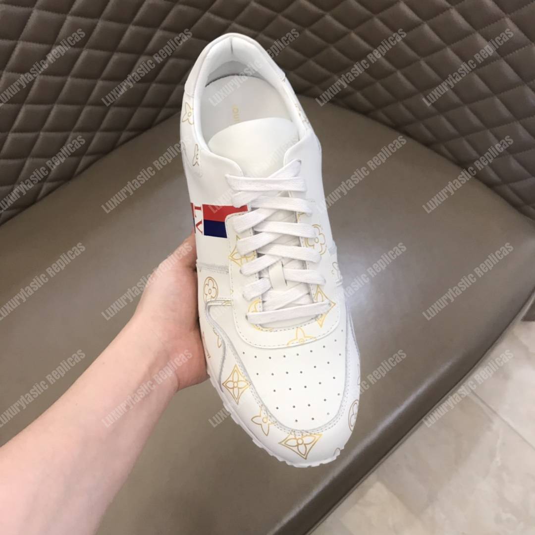 LV Sneaker Run Away Monogram Gold