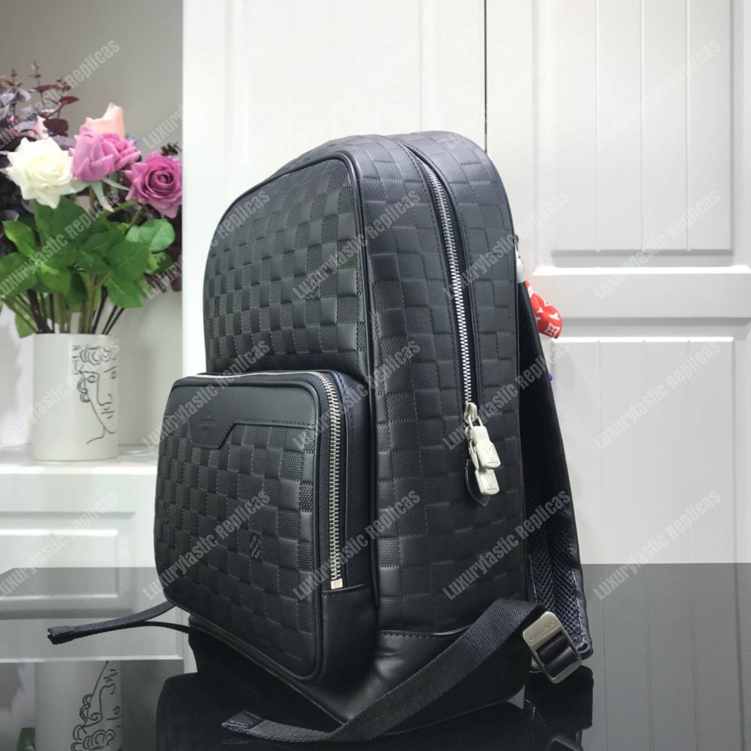 LV Campus Backpack Damier Infini Leather Checkerboard