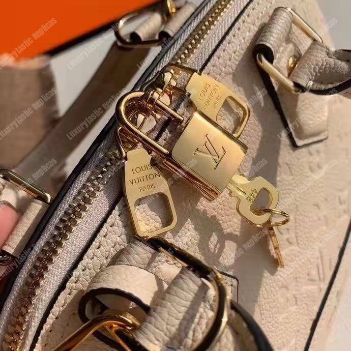 LV Neo Alma BB Monogram Empreinte Creme