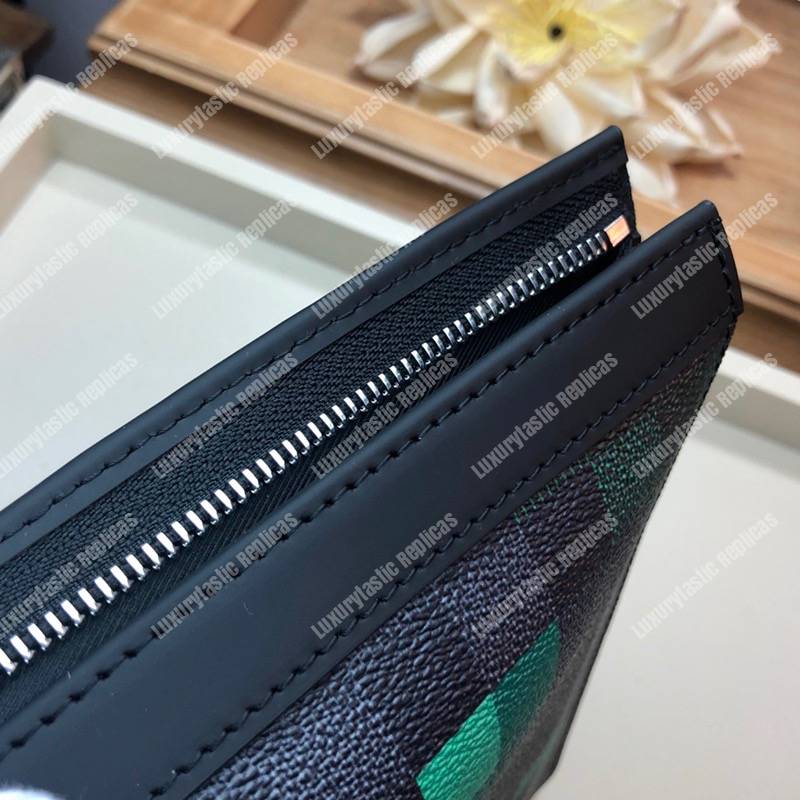 LV Pochette Voyage MM Damier Graphite Pixel Green