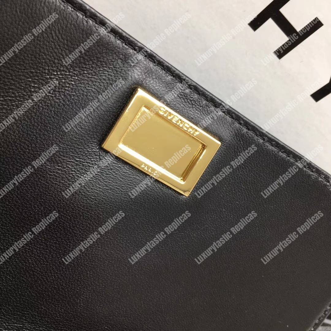 Givenchy Medium Eden Bag In Smooth Leather Black