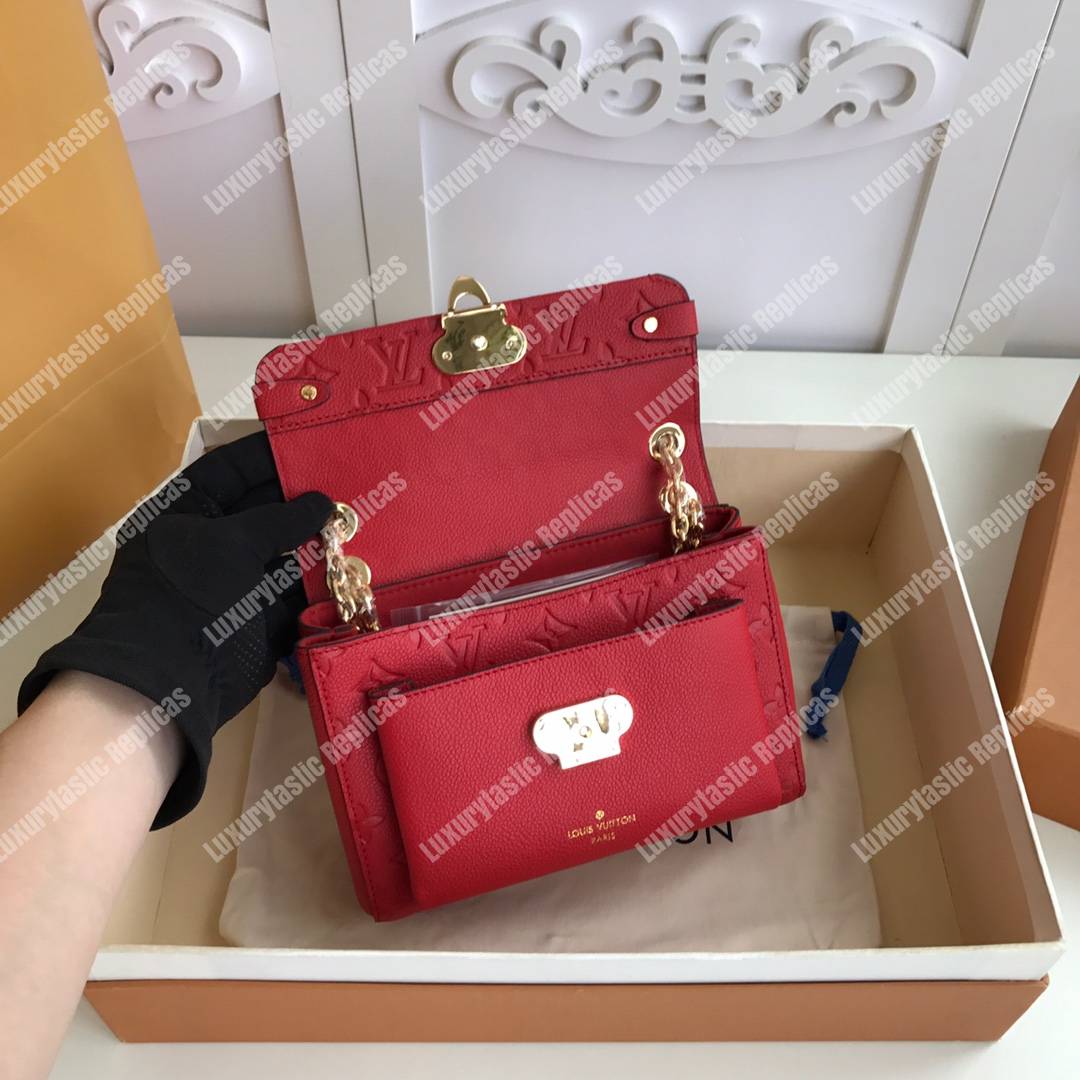 LV Vavin BB Monogram Empreinte Scarlet