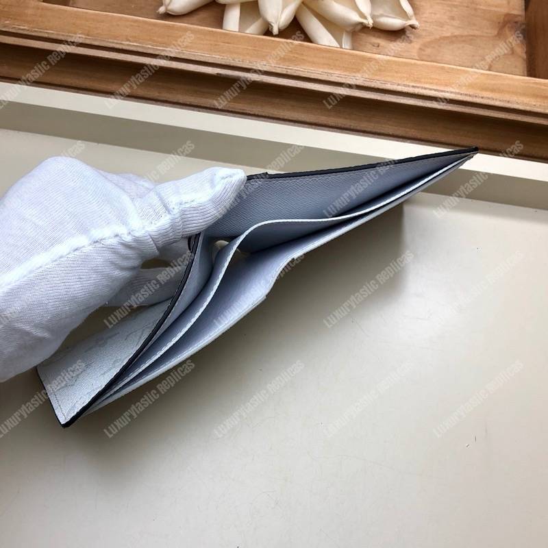 LV Multiple Wallet K45 Taiga Monogram Blanc