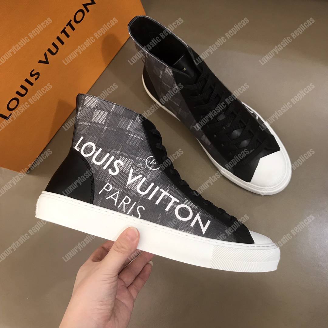 LV Tattoo Sneaker Boot Black