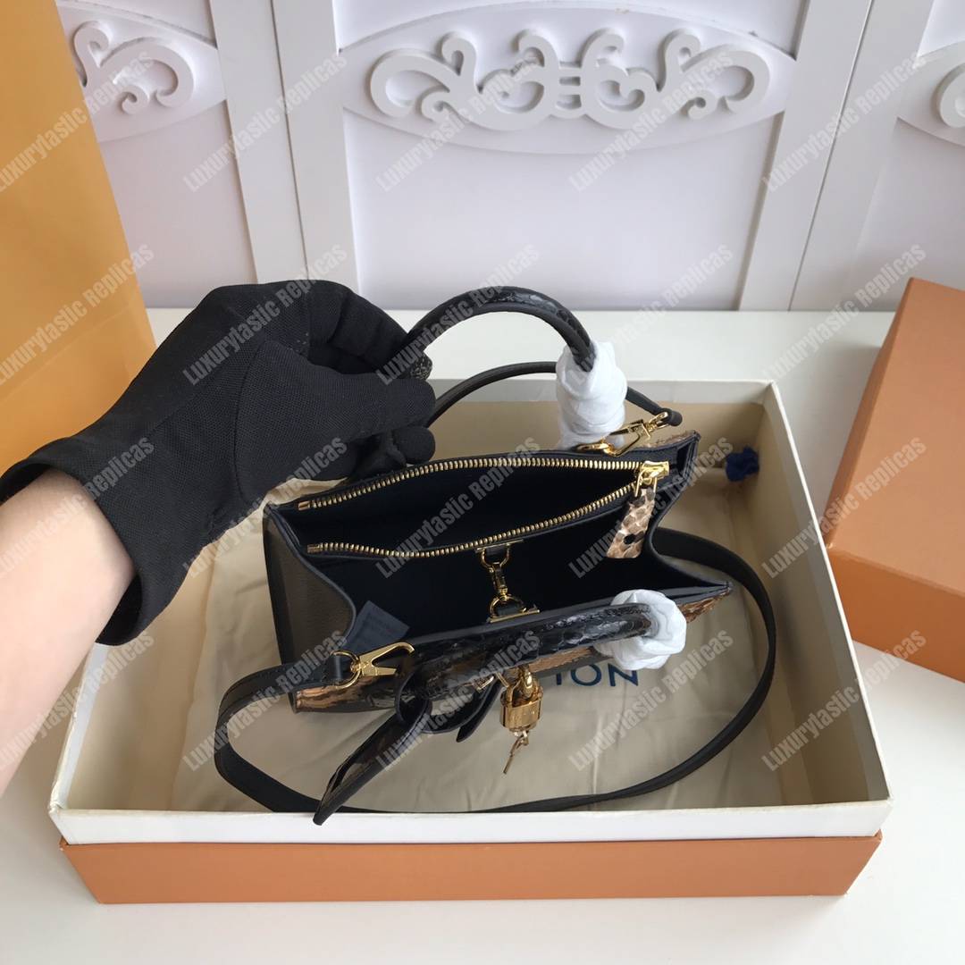LV City Steamer Mini Python Roccia Black