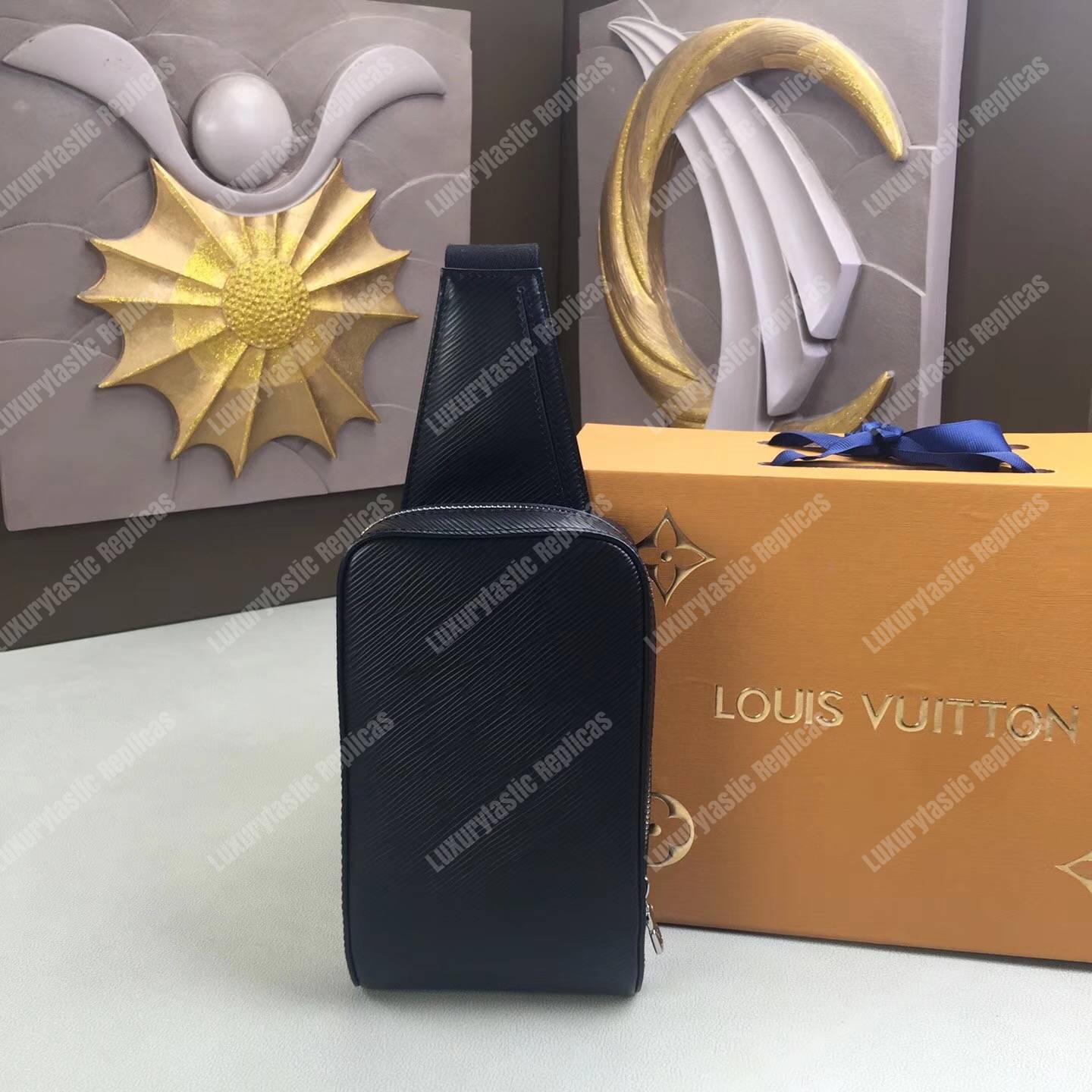 LV Geronimos Messenger Bag Epi Leather Noir