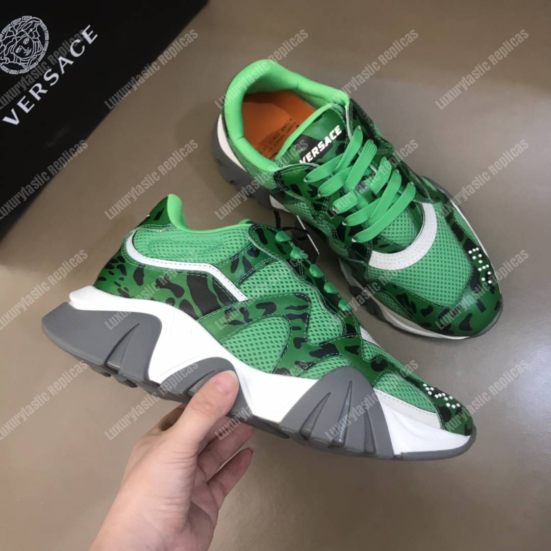 Versace Squalo Sneakers Green