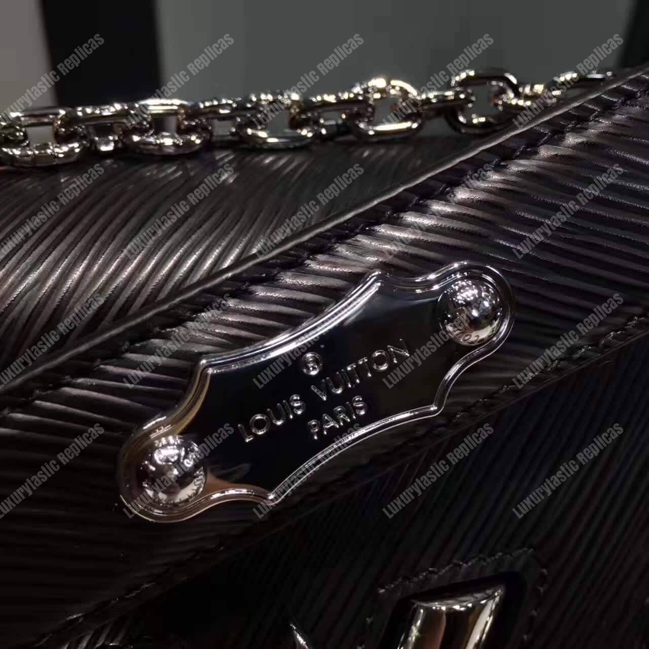 Twist MM Bag Epi Leather Noir