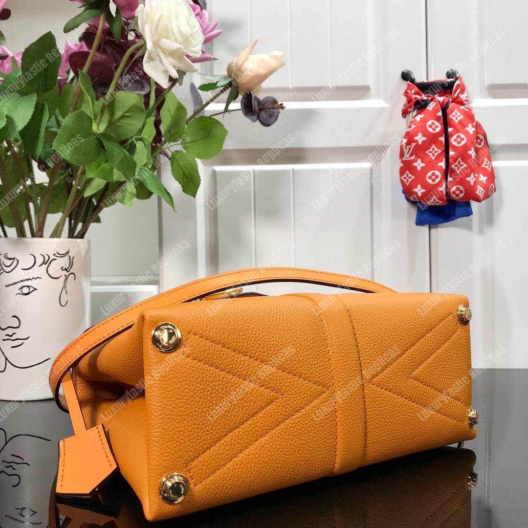 LV Rose Des Vents PM Amaretto Gold Padlock Handbag