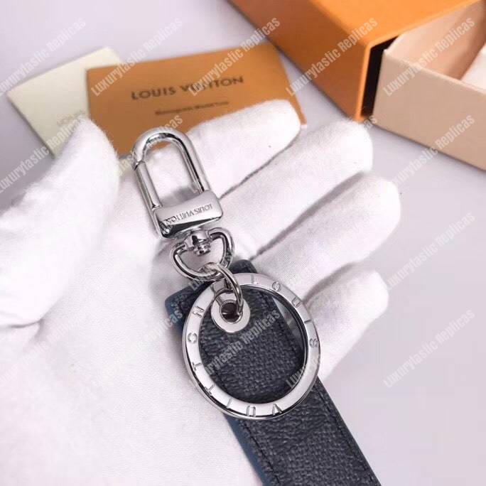 LV Epi Mix Bag Charm and Key Holder Orange