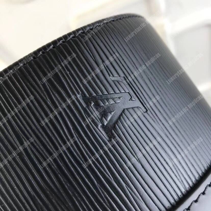 LV Soufflot Bag Black Epi Leather Noir