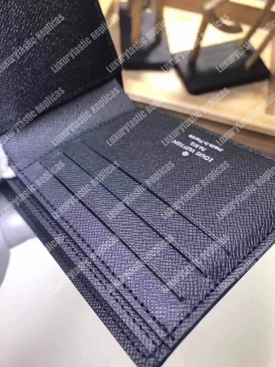 LV League Damier Graphite Canvas Multiple Wallet 2017