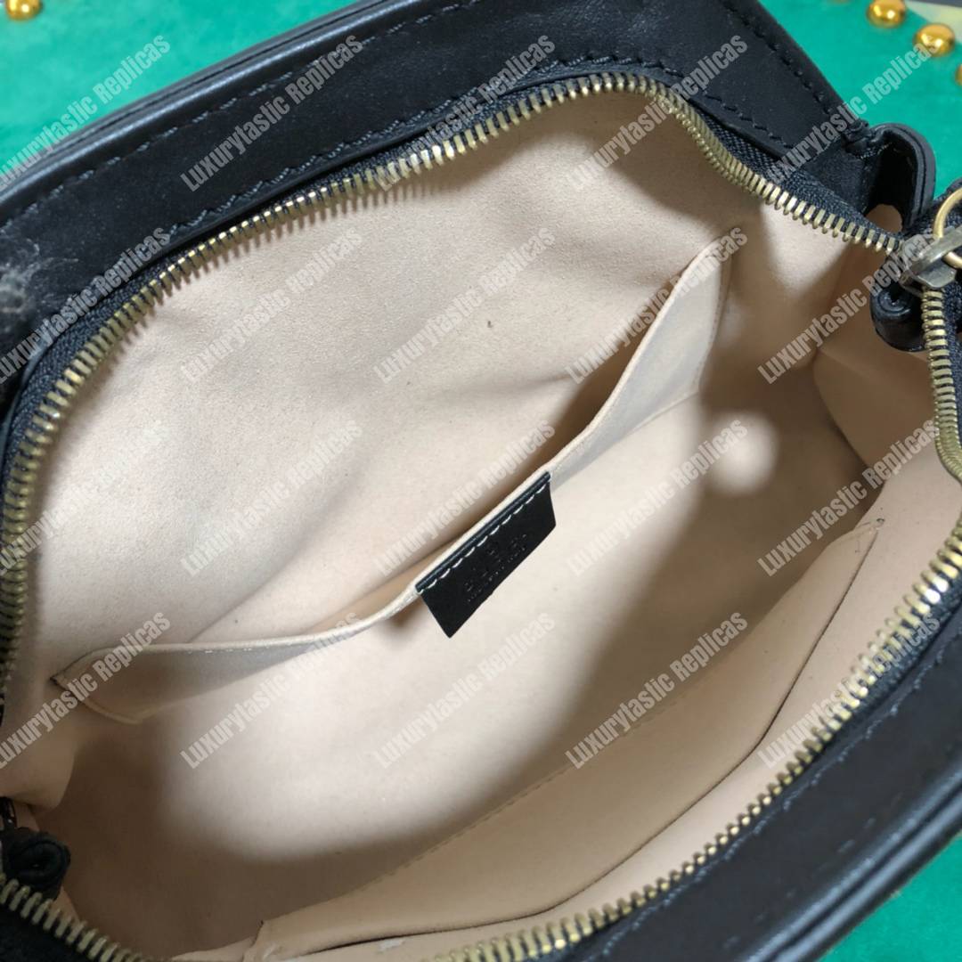 G*u*i re(belle) small shoulder bag suede red