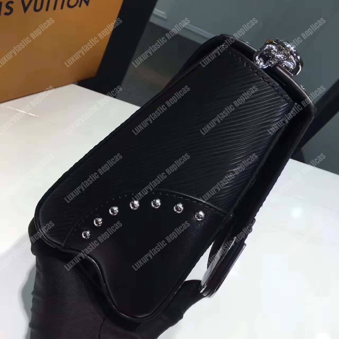 Twist MM Bag Epi Leather Noir