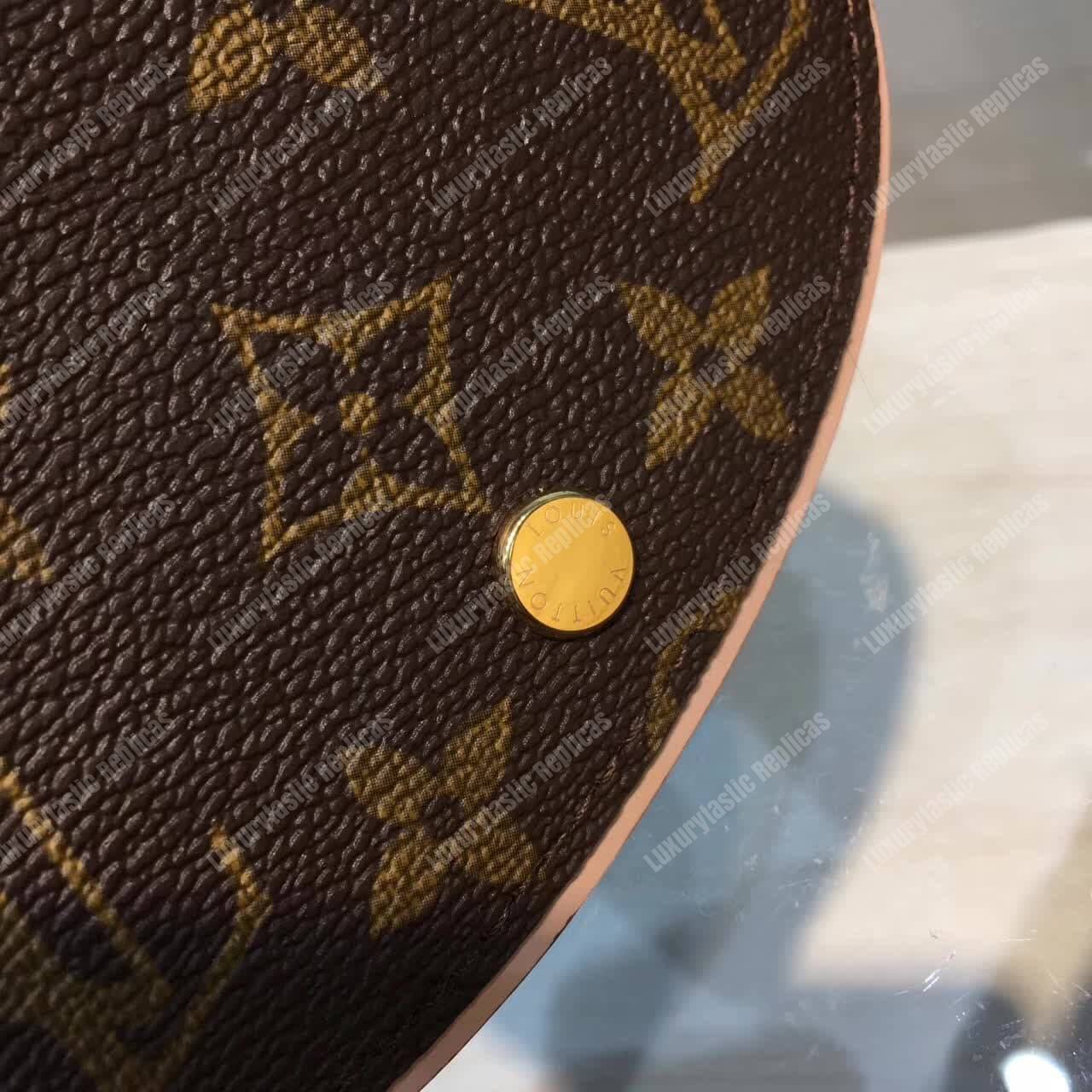 LV Ariane Wallet Monogram Rose Ballerine