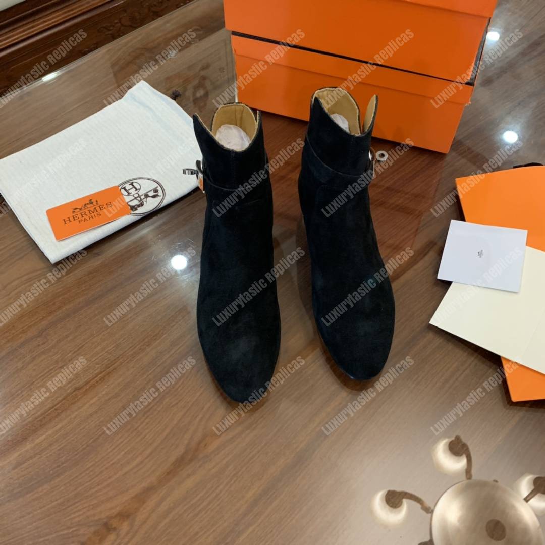 H**mes neo ankle boot black