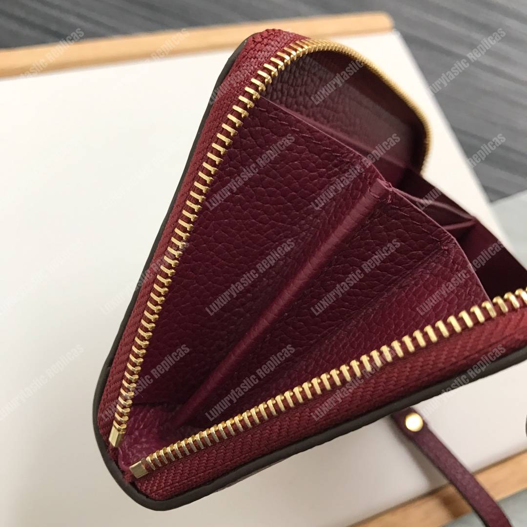 LV Zippy Coin Purse Monogram Empreinte Leather Aurore