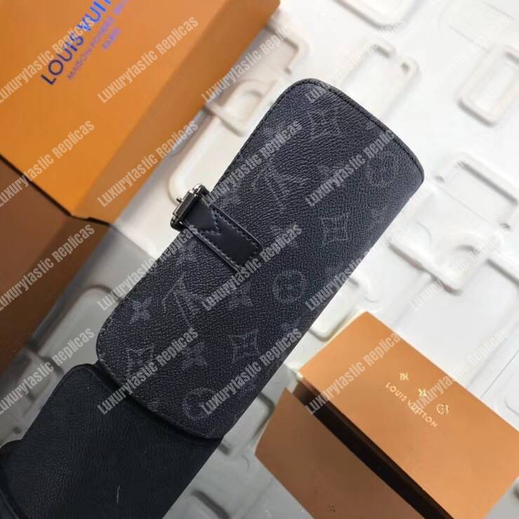 LV 3 Watch Case Monogram Eclipse