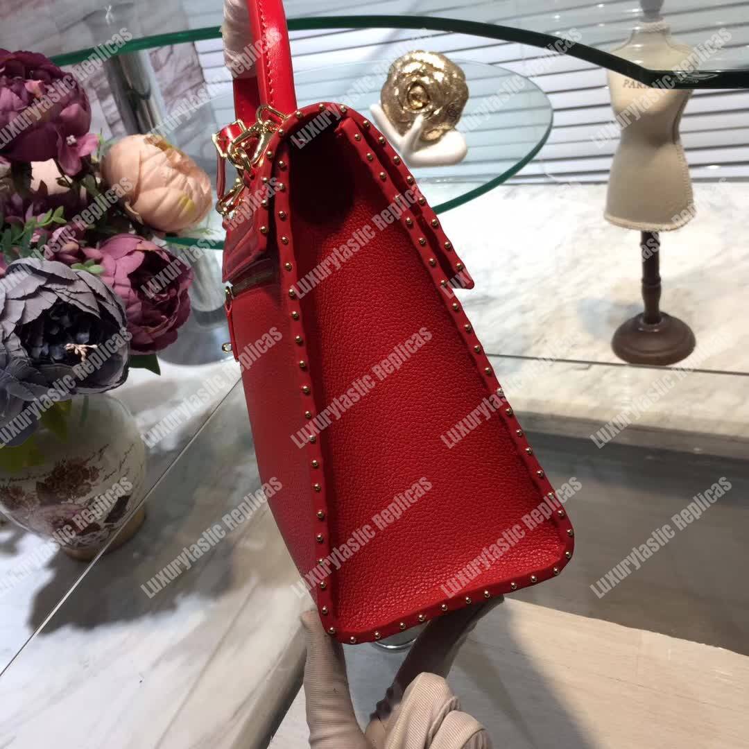 LV City Steamer One Handle Bag Red