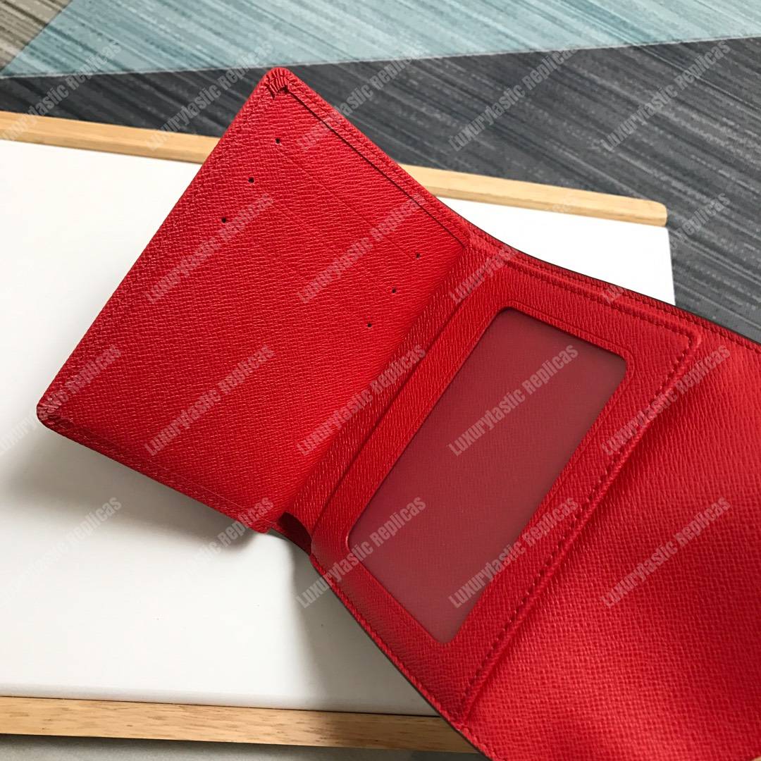 LV Portefeuille Koala Tri-Fold Wallet Damier Ebene