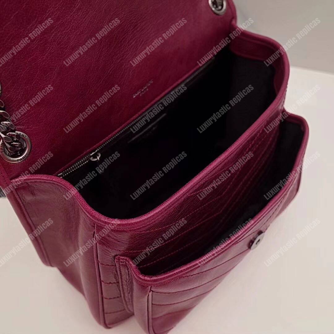 Saint Laurent Niki Medium Red Vintage