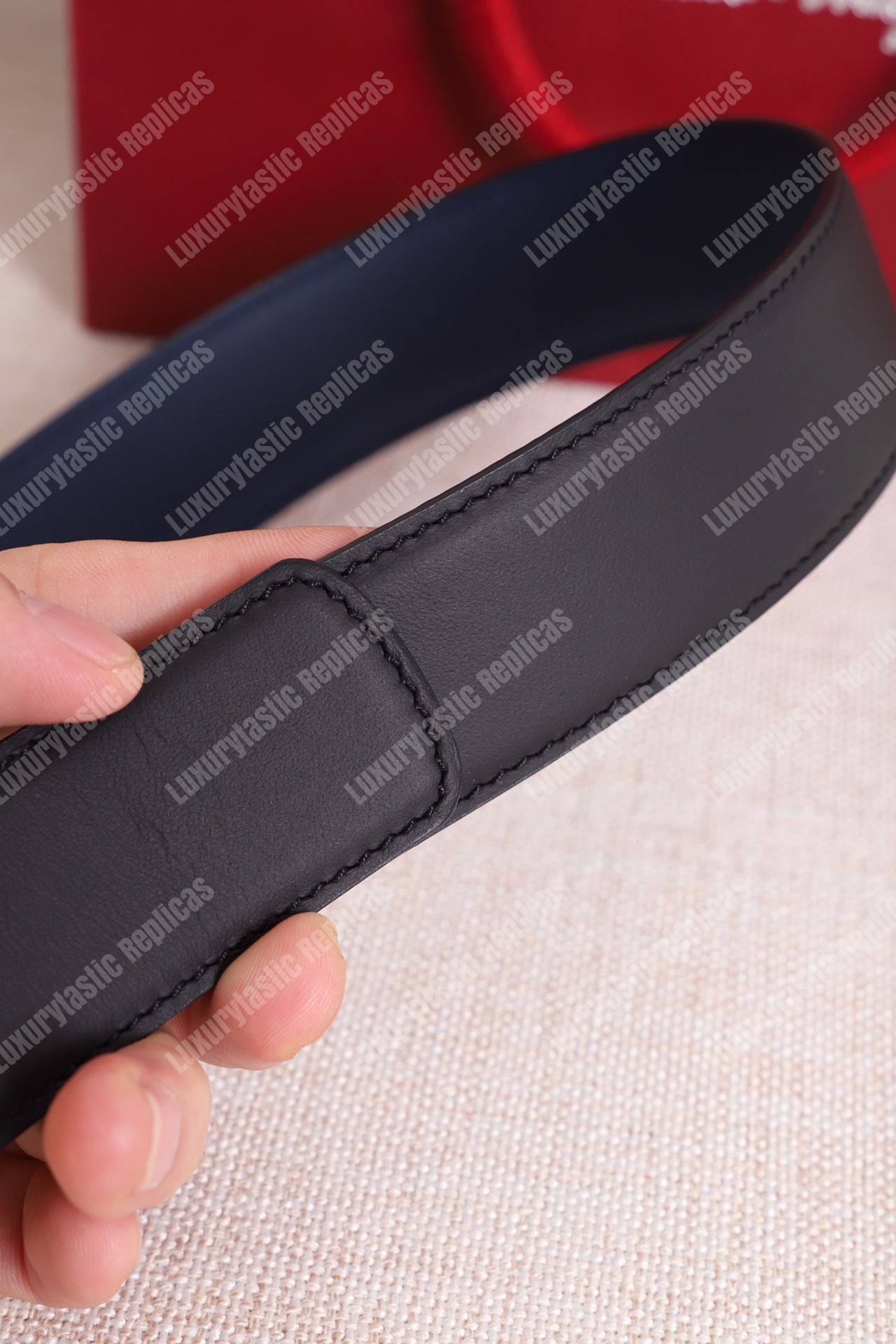 Salvatore Ferragamo Adjustable and Reversible Gancini Belt