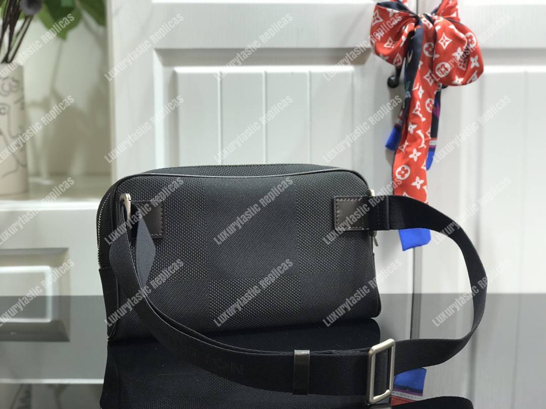LV Acrobat Body Bag Waist Bag Damier Geant Terre Black