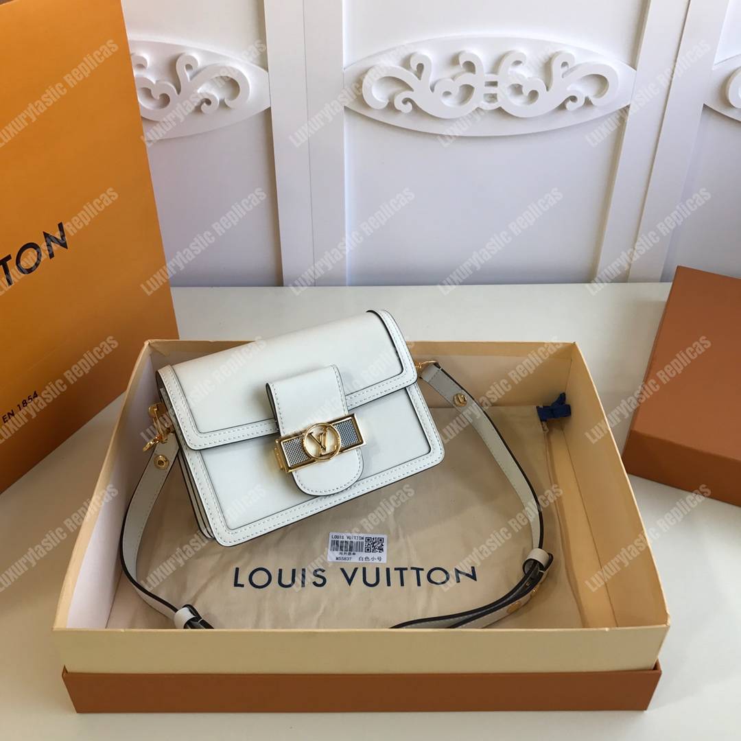 LV Dauphine MM White