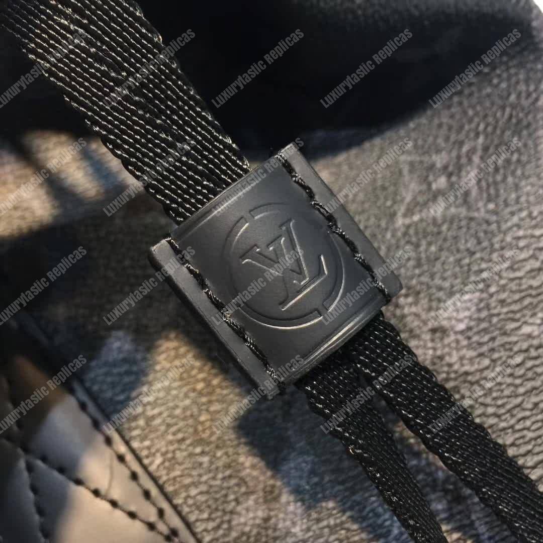 LV Cabas Light Tote Shoulder Bag Monogram Eclipse Canvas