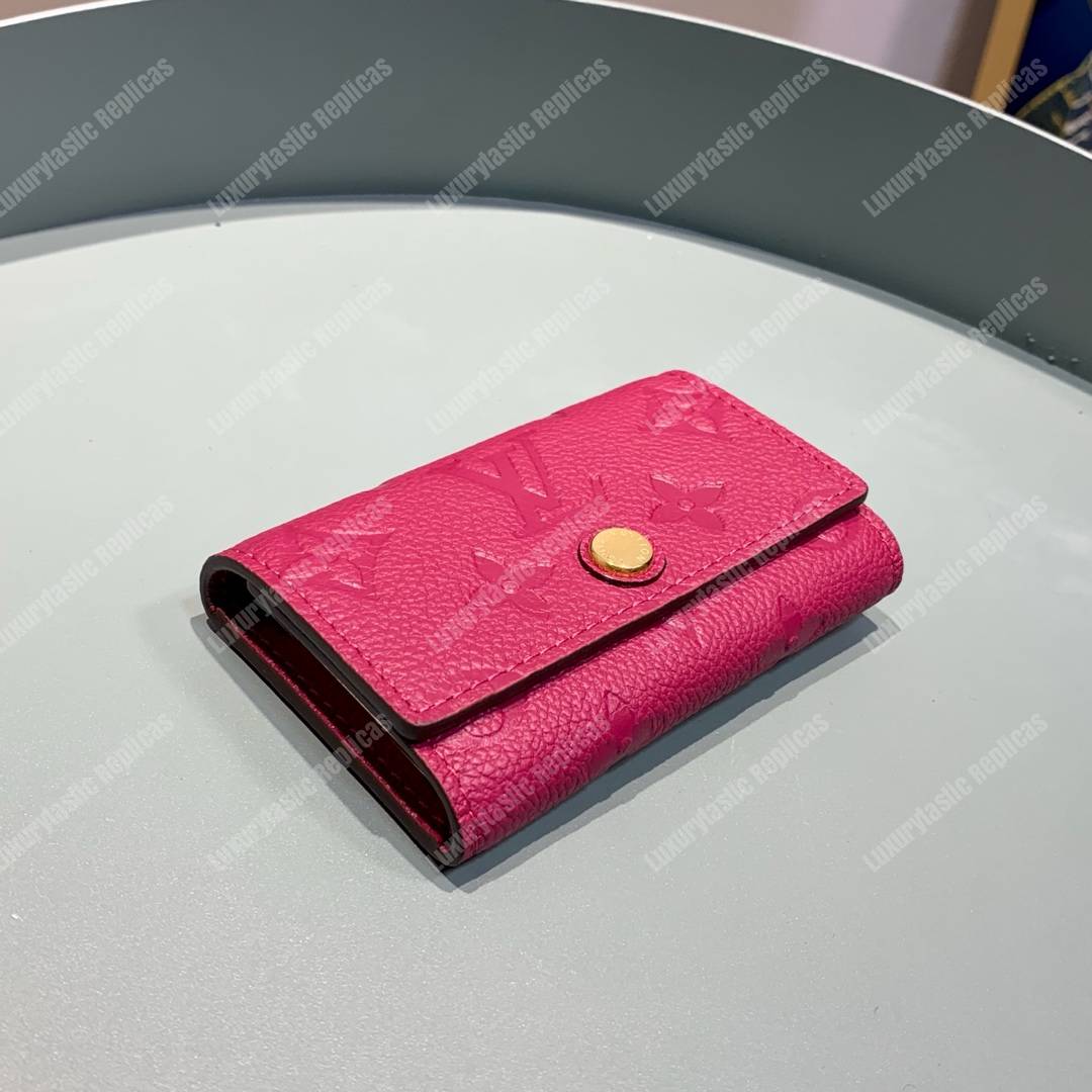 LV 6 KEY HOLDER Monogram Empreinte leather Fuchsia