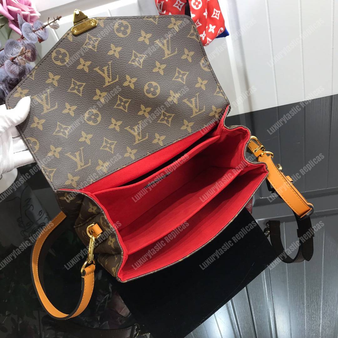 LV Pochette Métis Monogram Canvas Coquelicot Red