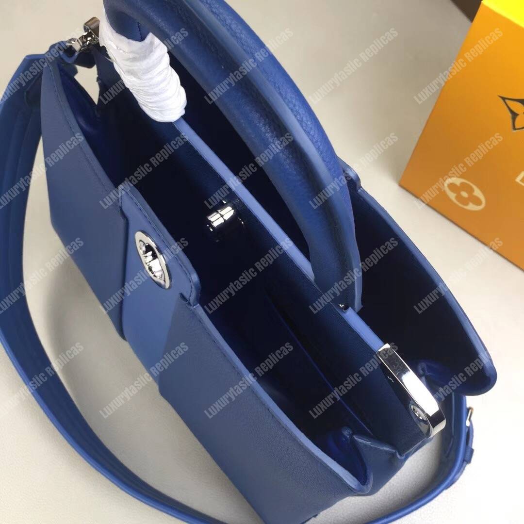 LV Astrid Veau Nuage Leather Bleu
