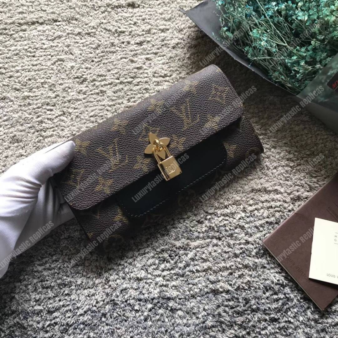 LV Flower Wallet Monogram Noir