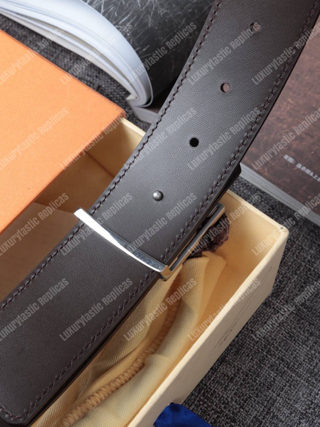 LV Line 40mm Reversible Monogram Belt