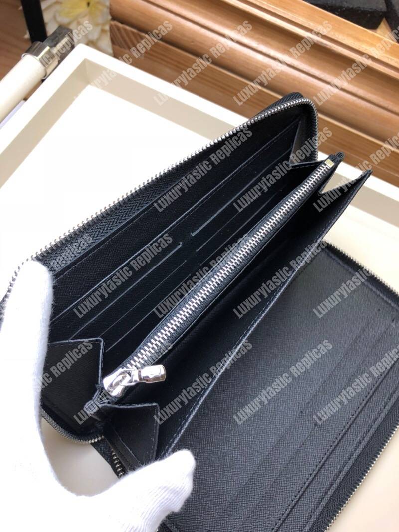 LV Zippy Organizer Epi Leather Noir