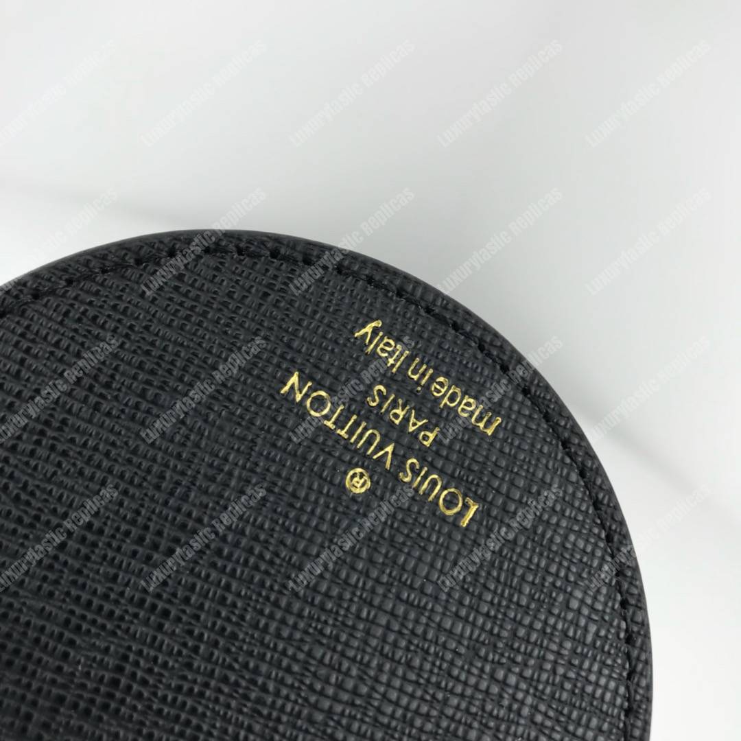 LV Mirror Bag Charm & Key Holder Monogram/Black