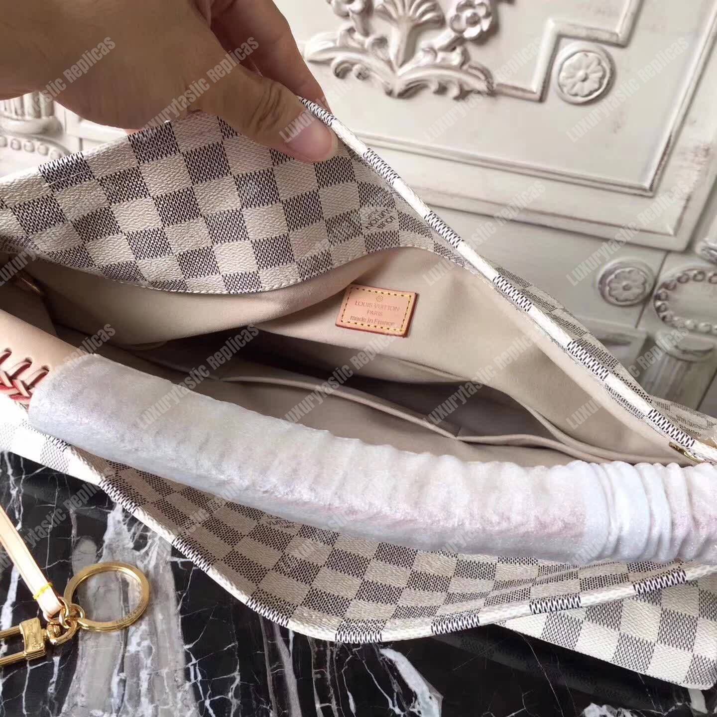 LV Artsy MM Damier Azur Canvas