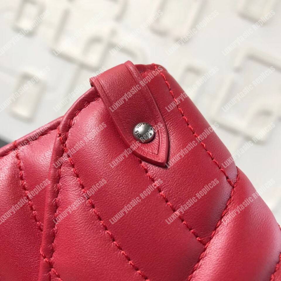 LV New Wave Long Wallet Red