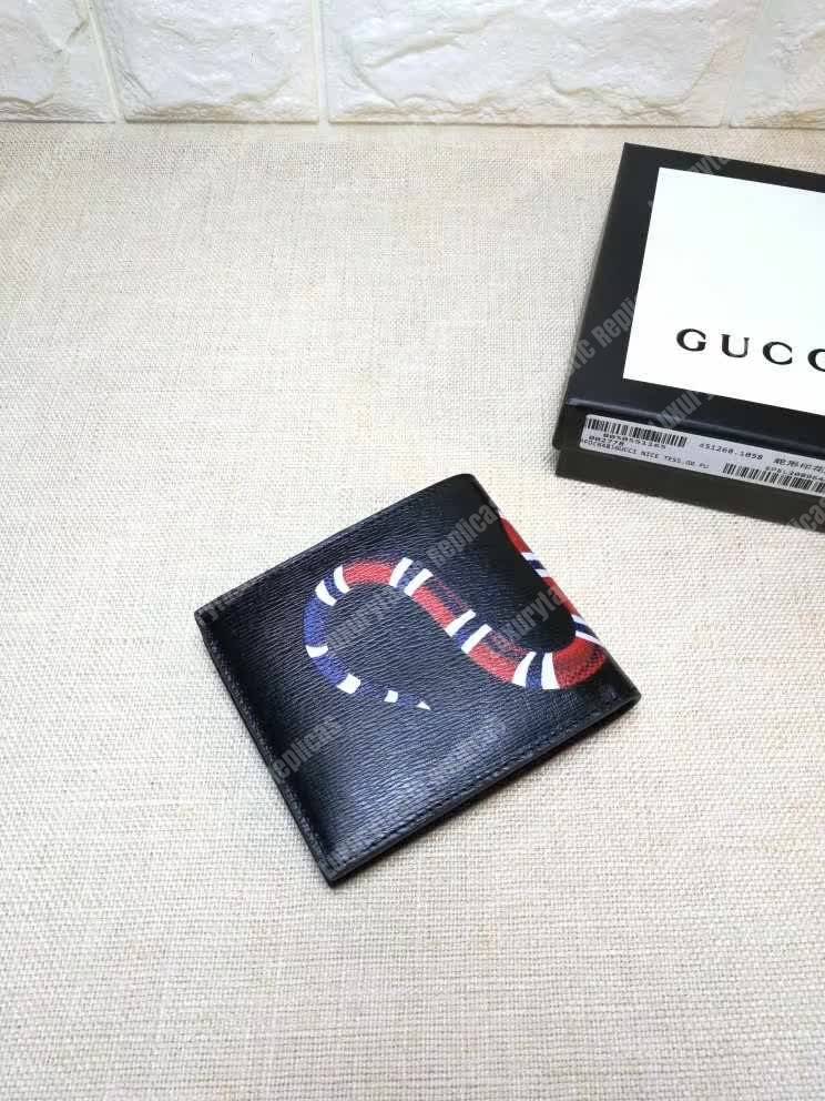 G*u*i kingsnake leather wallet