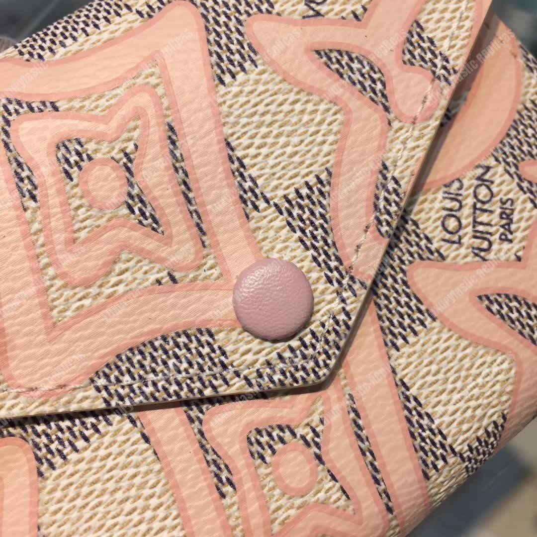 LV Victorine Wallet Damier Azur Canvas Special Edition